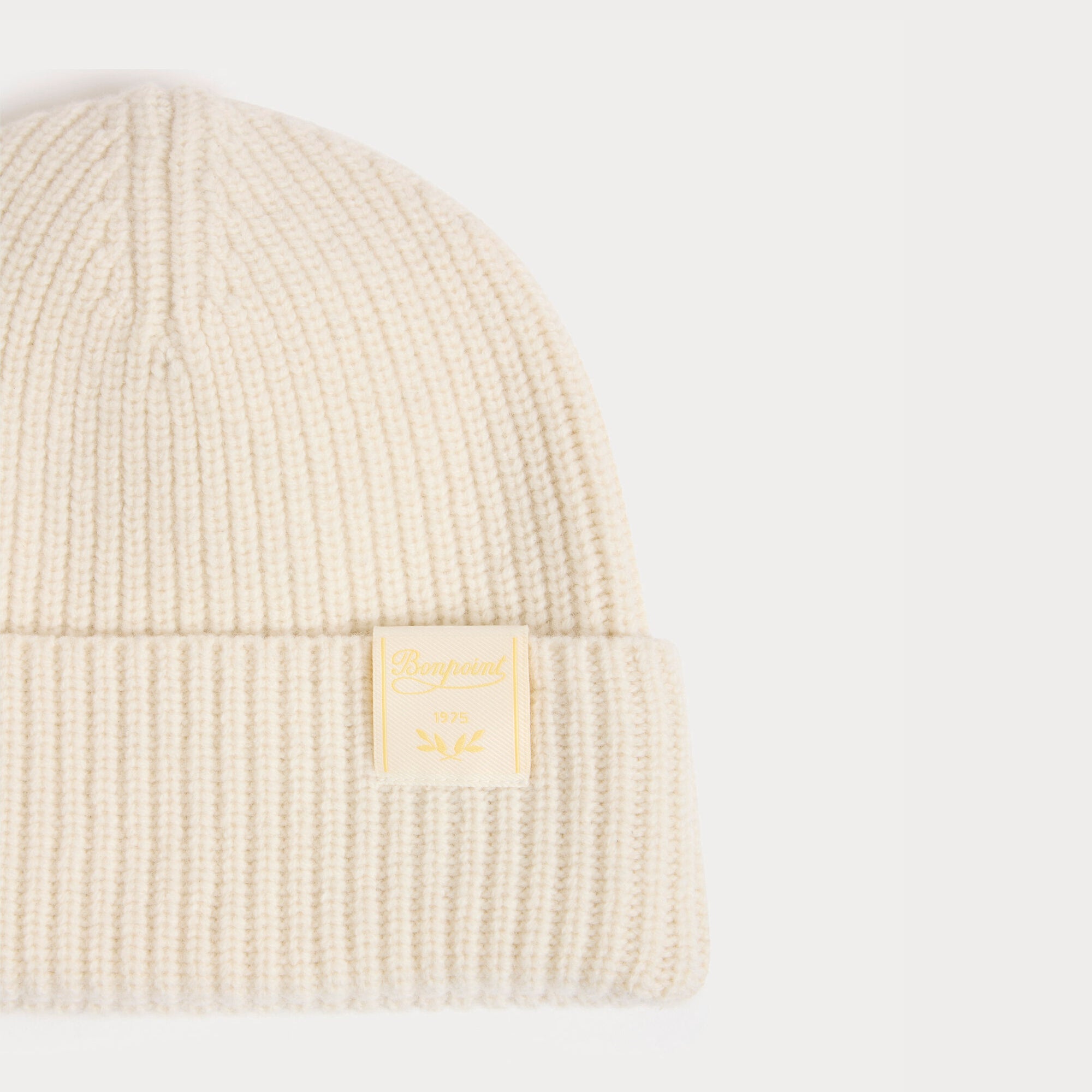Boys & Girls White Wool Hat