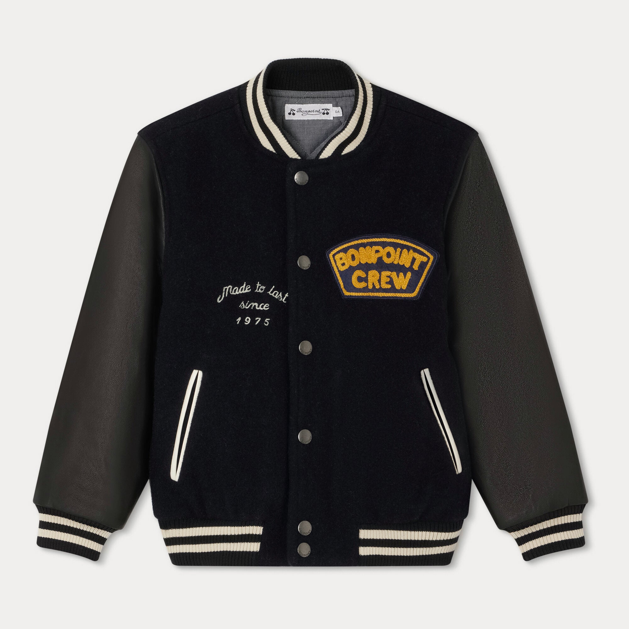 Boys Black Wool Jacket