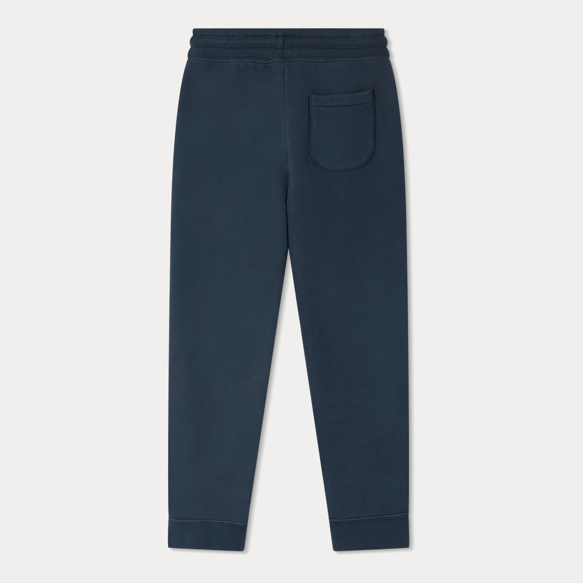 Boys Dark Green Logo Cotton Trousers