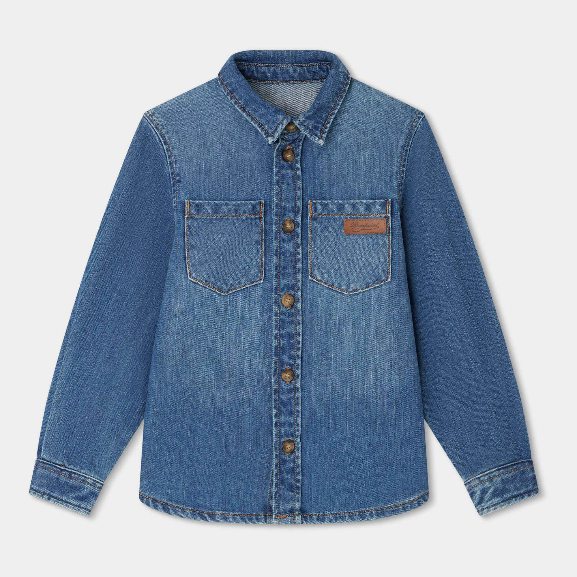 Boys Blue Denim Shirt