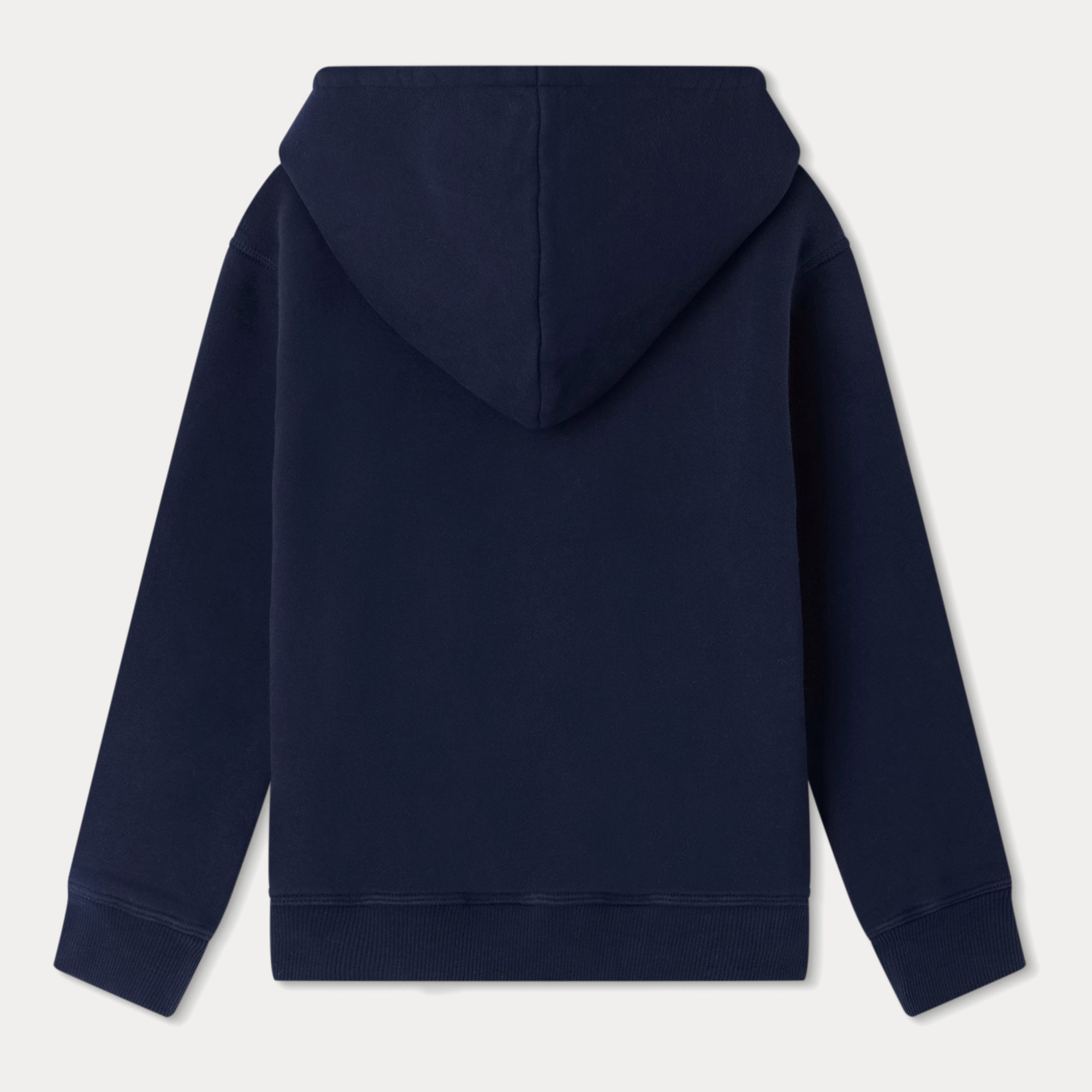 Boys Navy Zip-Up Top