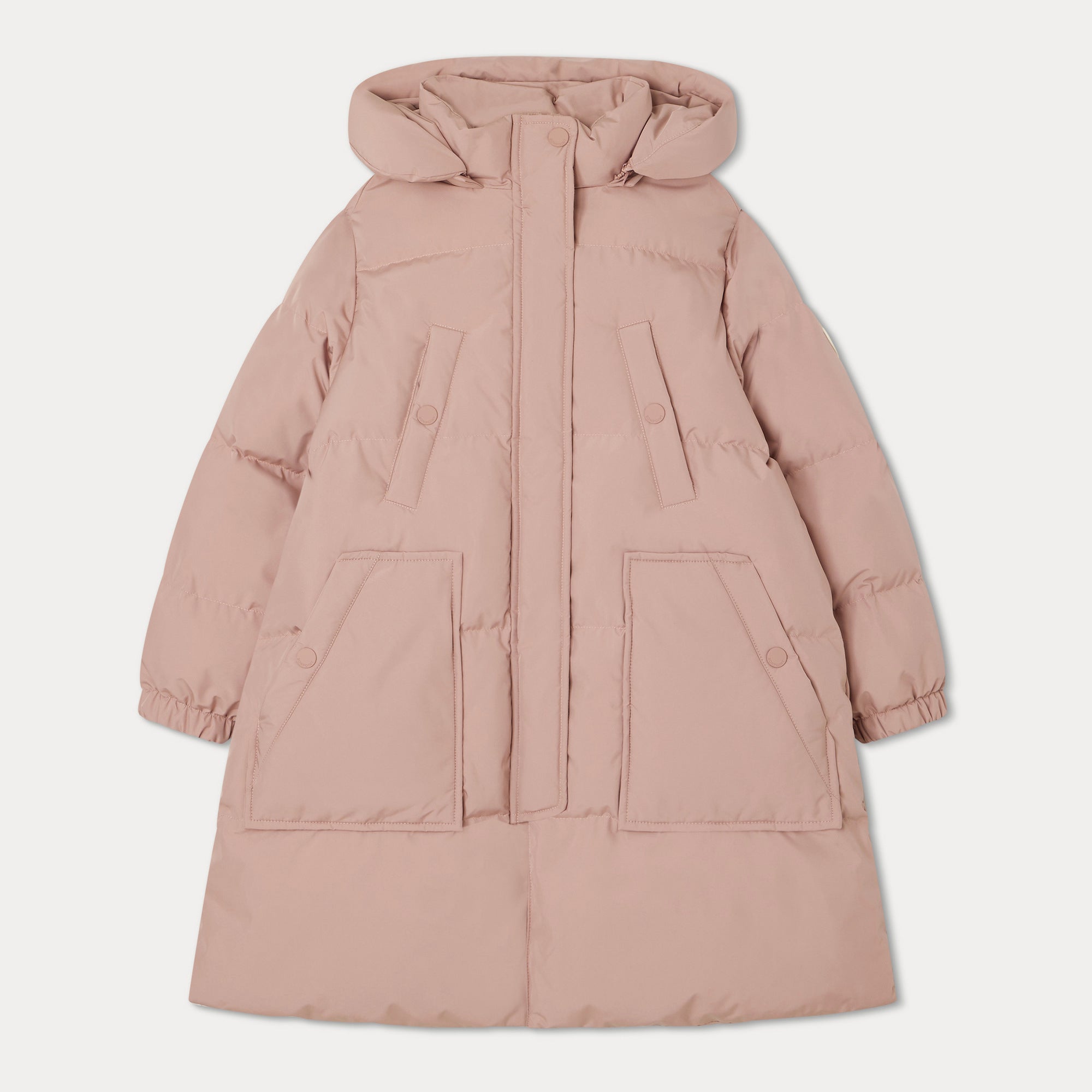 Girls Pink Padded Coat