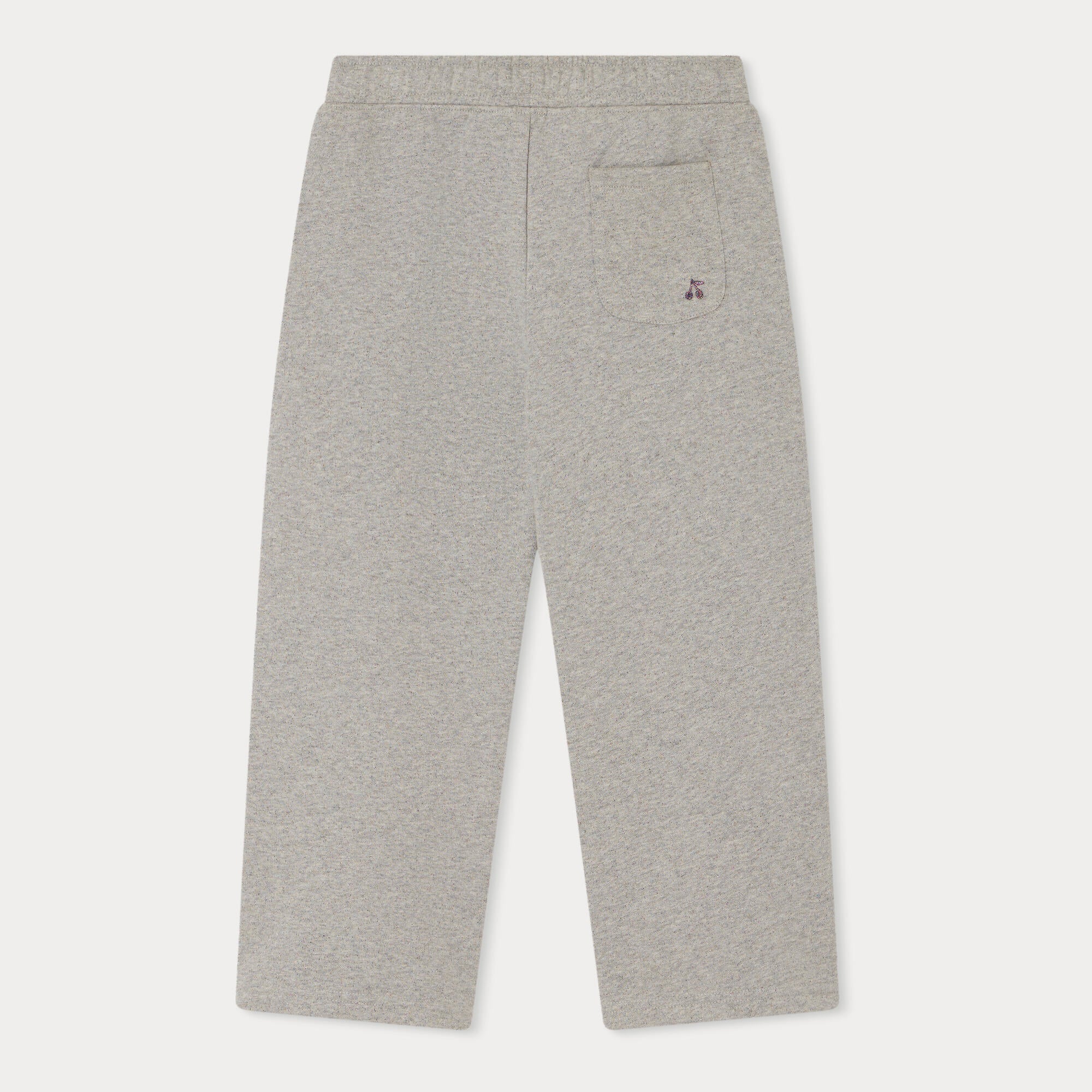 Girls Grey Cotton Trousers