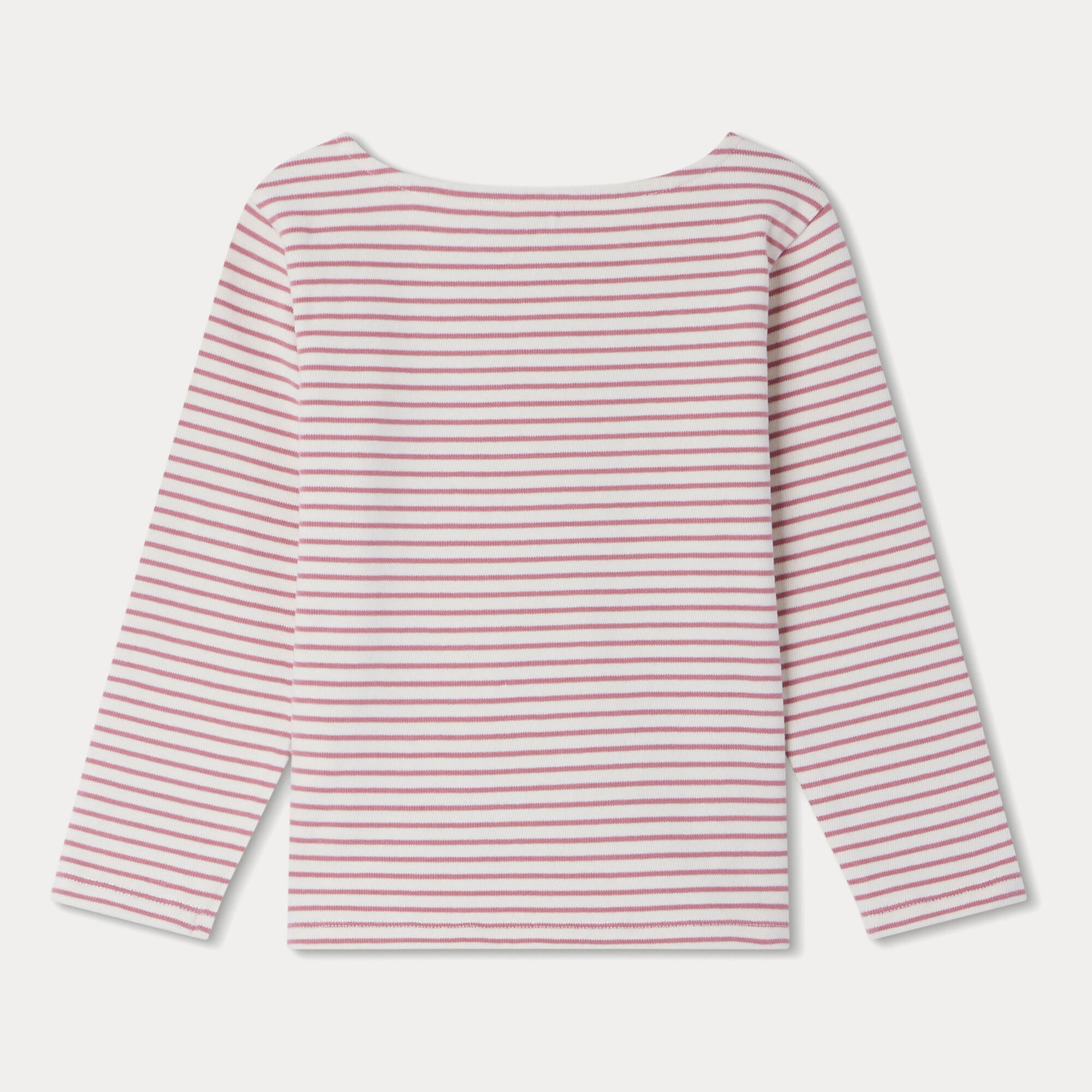 Girls Pink Stripes Cotton T-Shirt