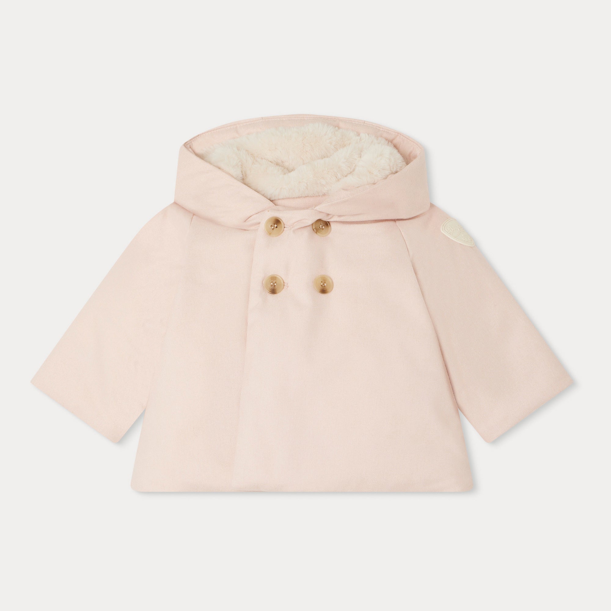 Baby Girls Light Pink Padded Down Jacket