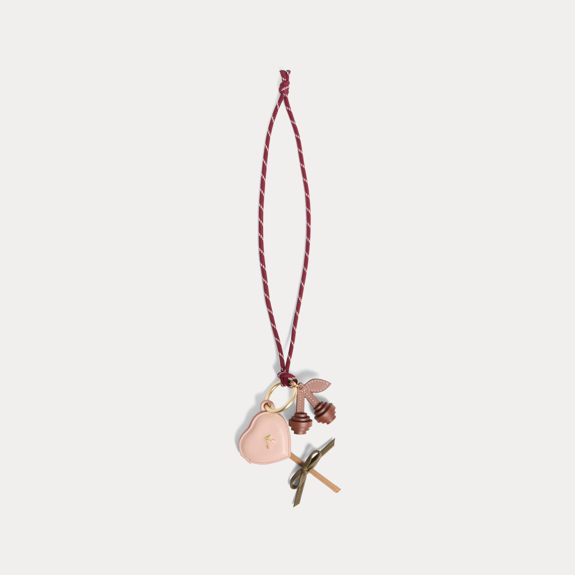 Pink Heart Necklace(11x4.8cm)
