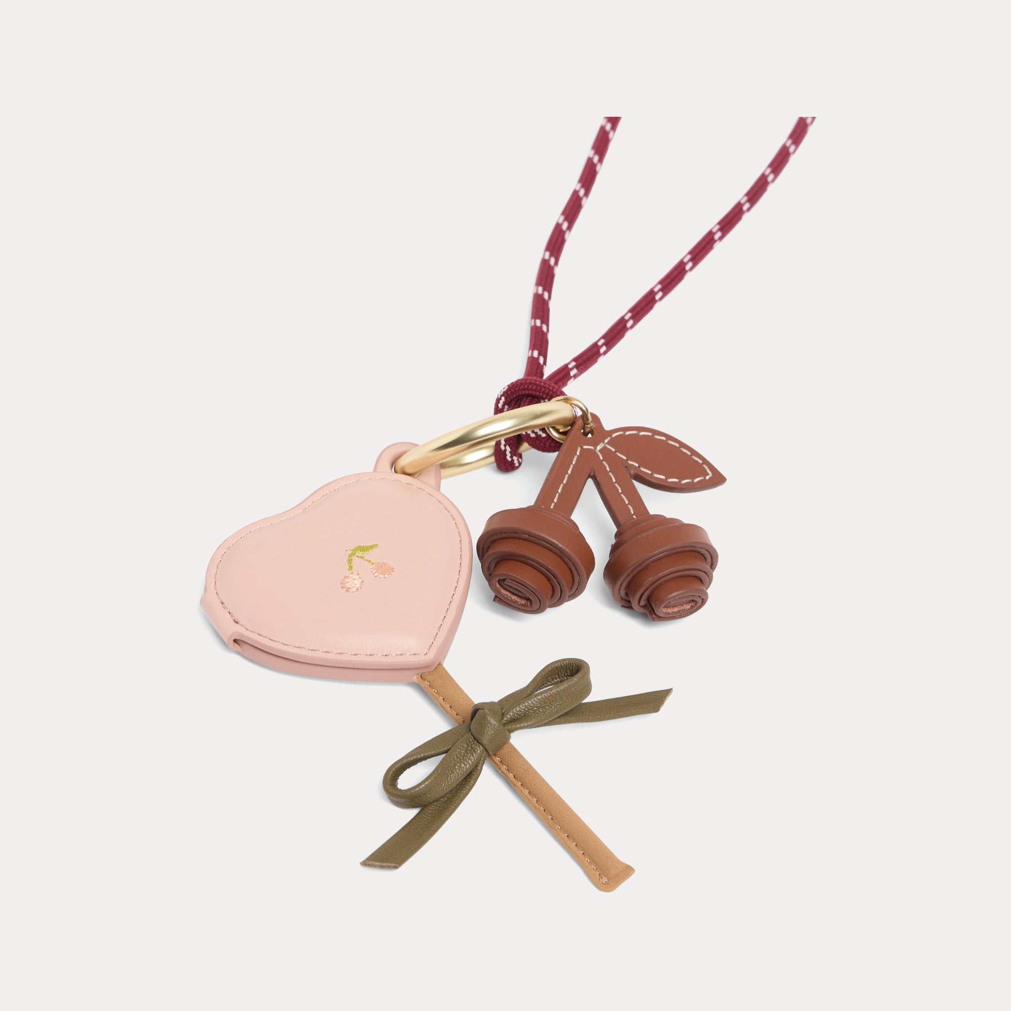 Pink Heart Necklace(11x4.8cm)