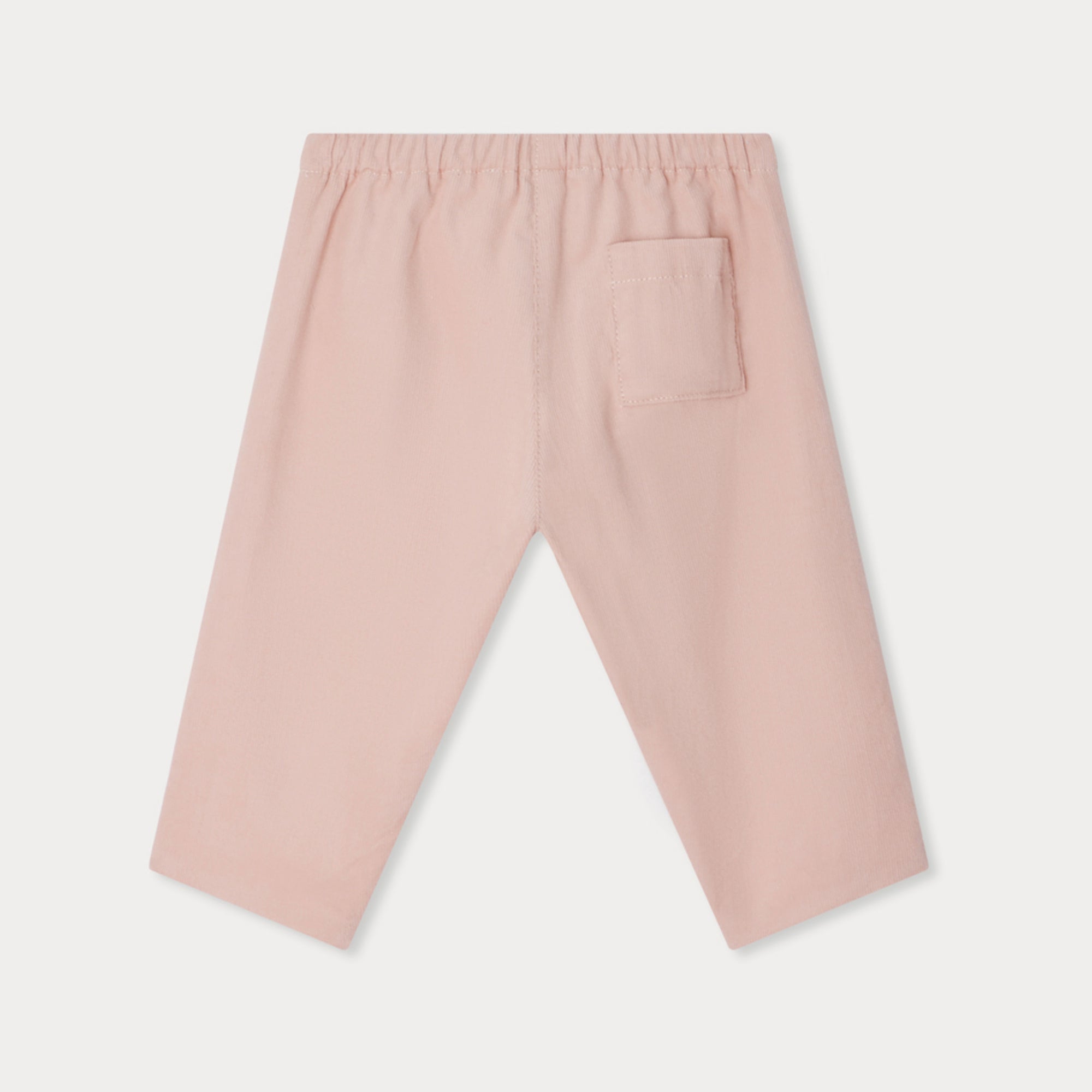Baby Girls Pink Cotton Trousers