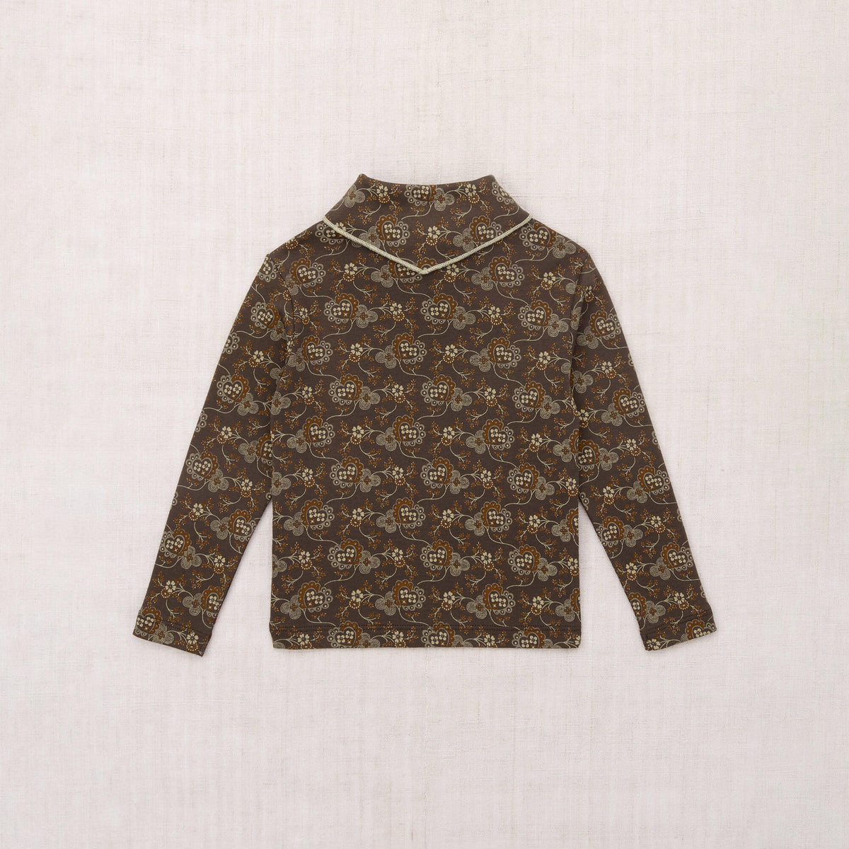 Boys & Girls Brown Printed Cotton T-Shirt