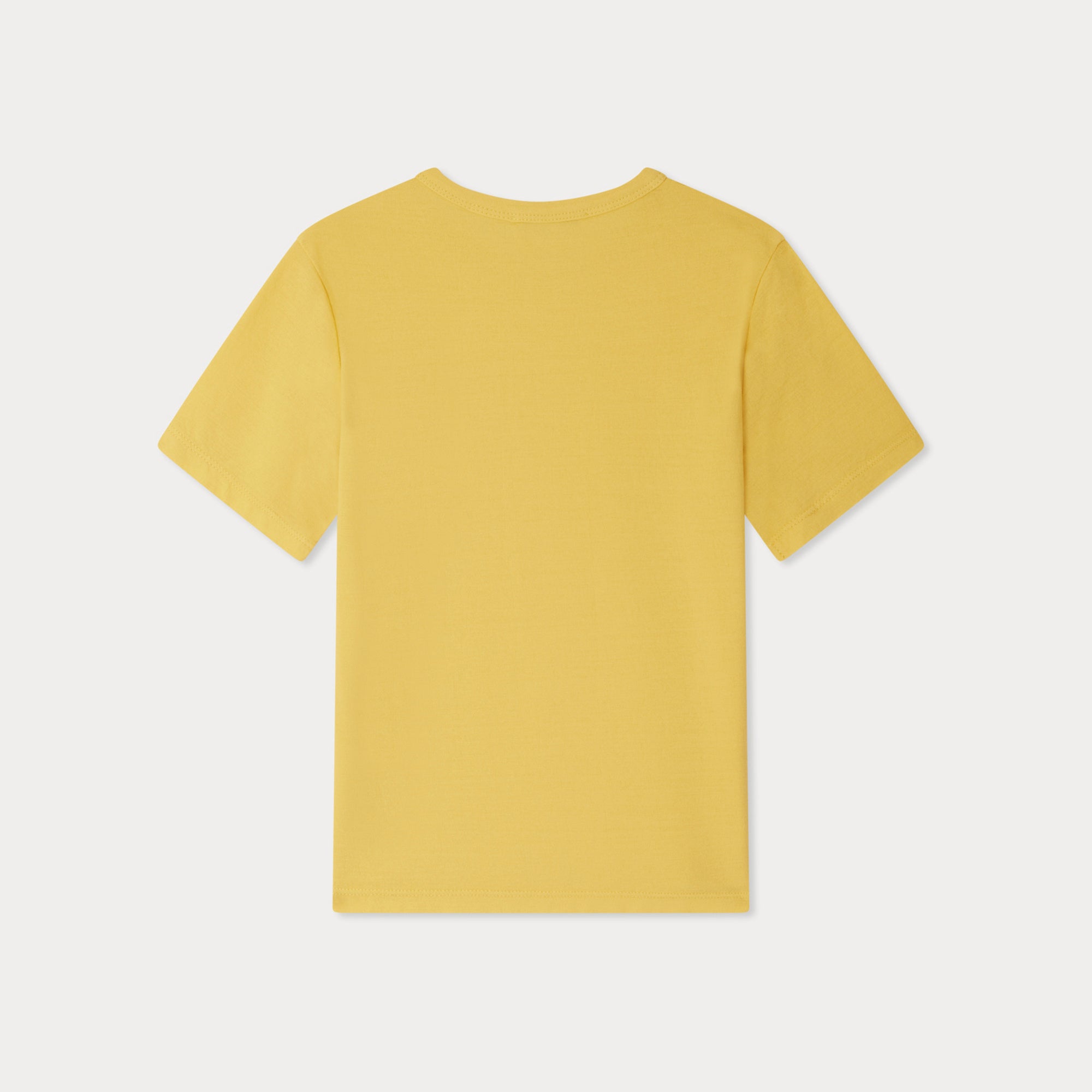 Boys Yellow Cotton T-Shirt