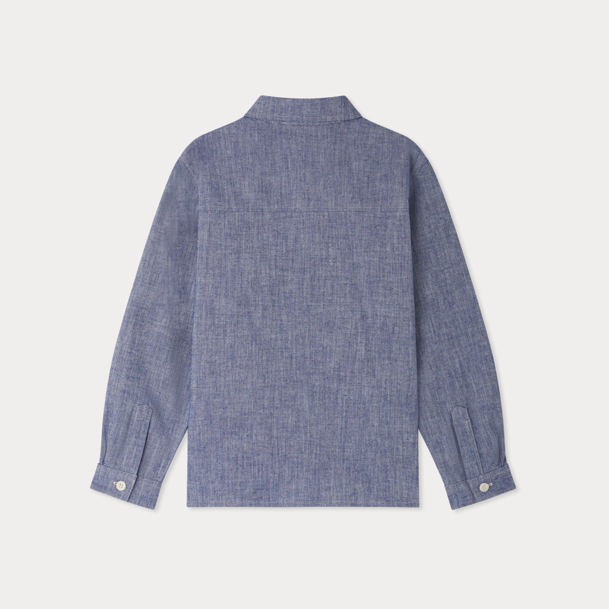 Boys & Girls Blue Cotton Shirt
