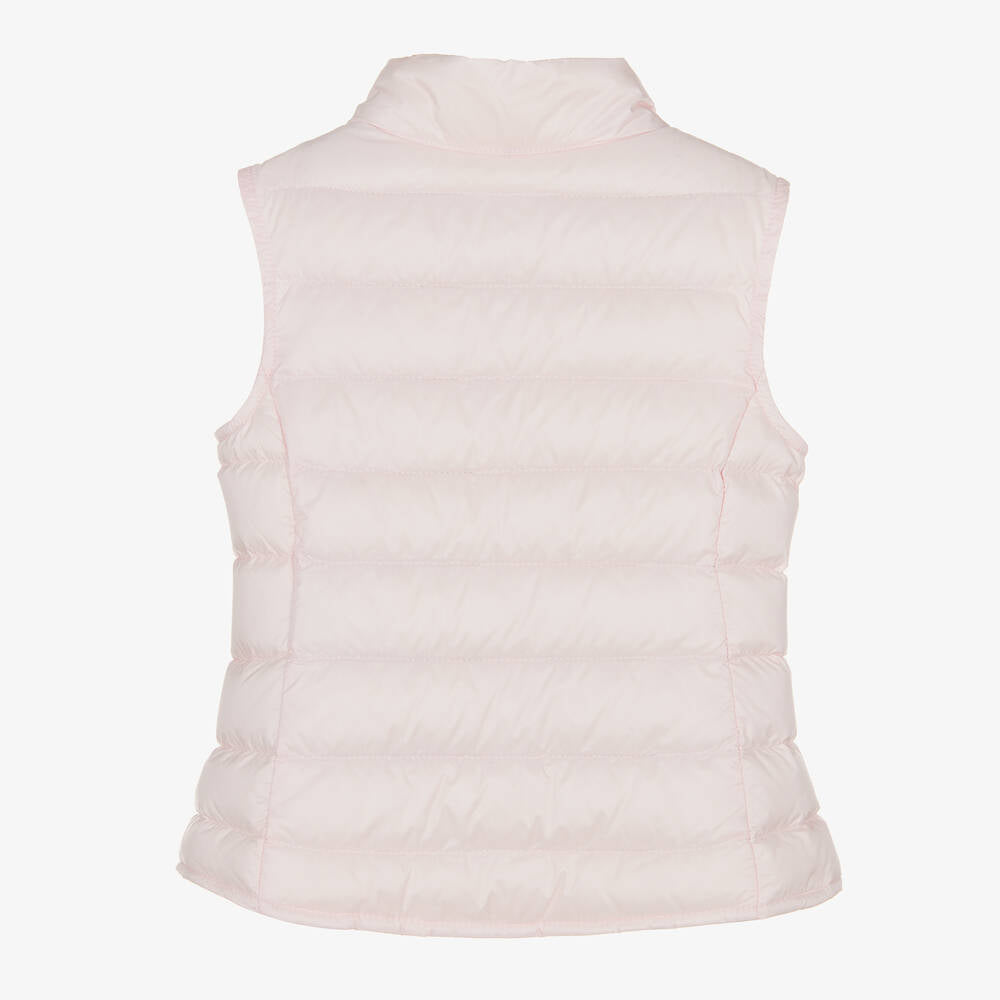 Girls Light Pink "LIANE" Padded Down Gilet