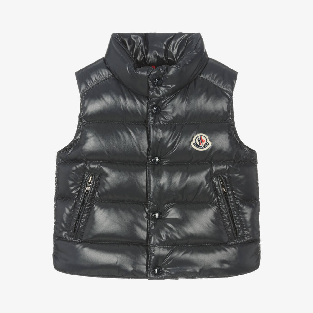 Baby Boys & Girls Navy "BERNARD" Padded Down Gilet