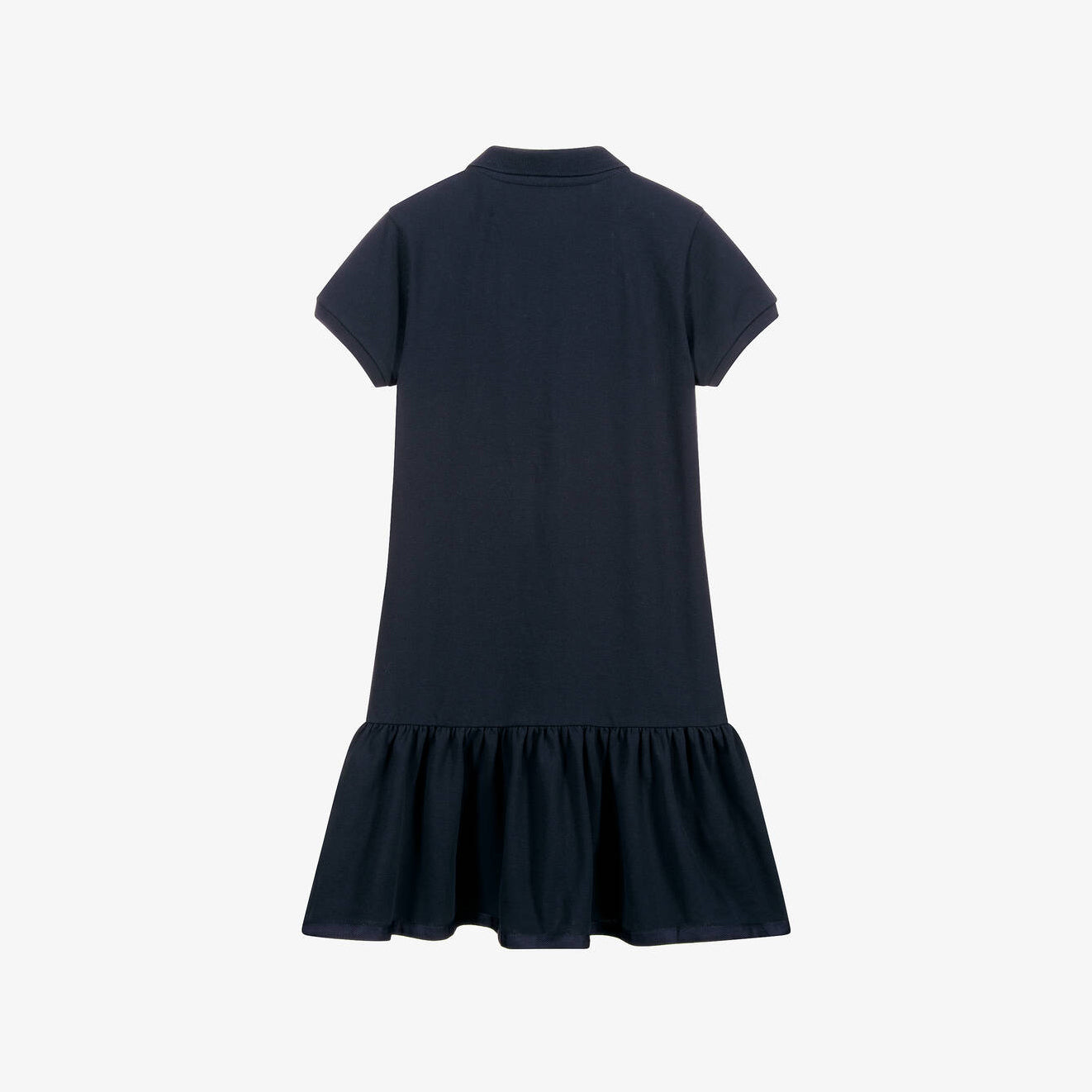 Girls Dark Blue Cotton Dress