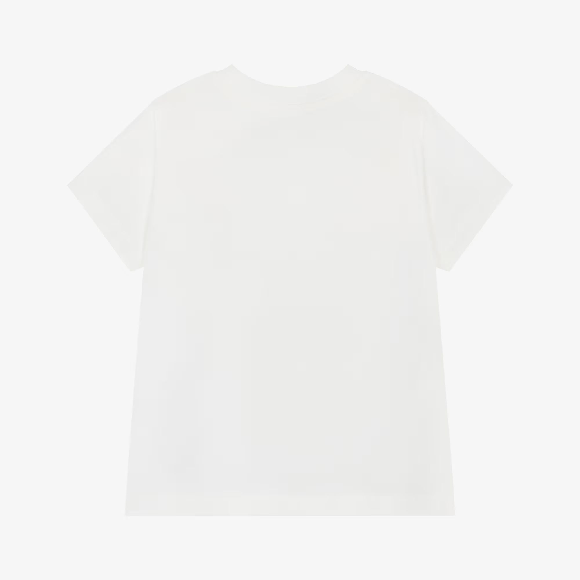 Boys & Girls White Embroidered Bear Cotton T-Shirt