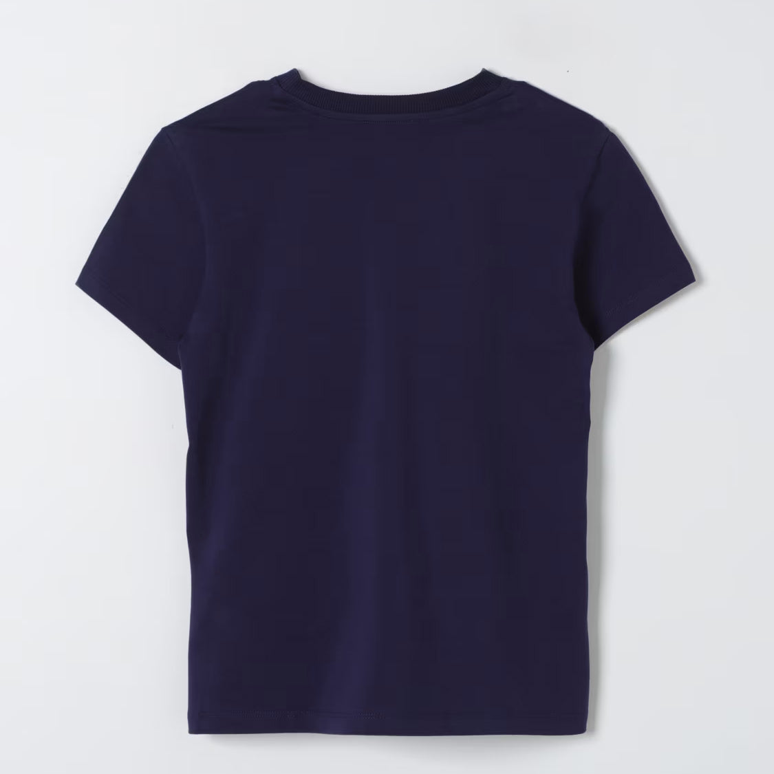 Boys & Girls Navy Logo Cotton T-Shirt