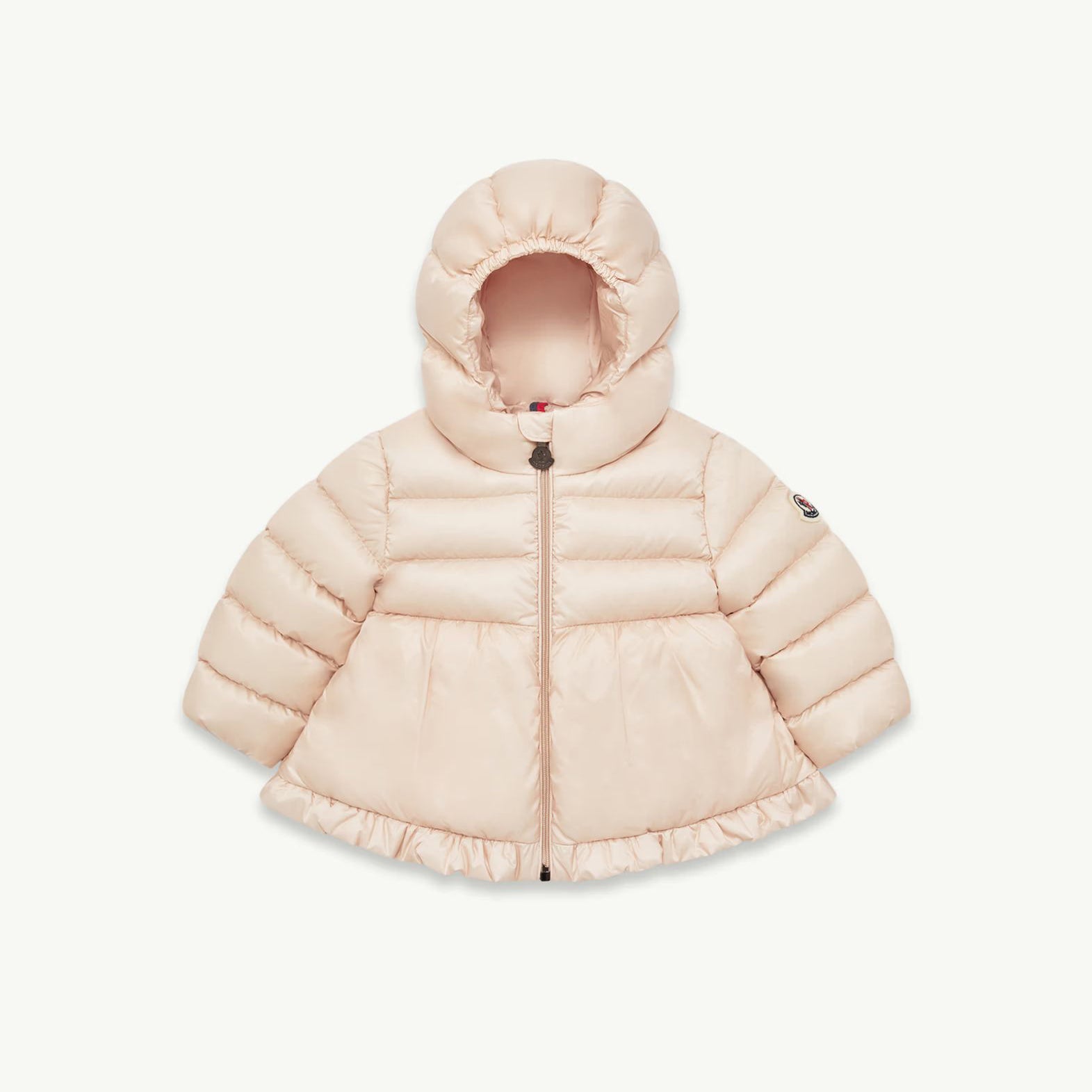 Doudoune matelassée rose clair "ODILE" pour bébé fille