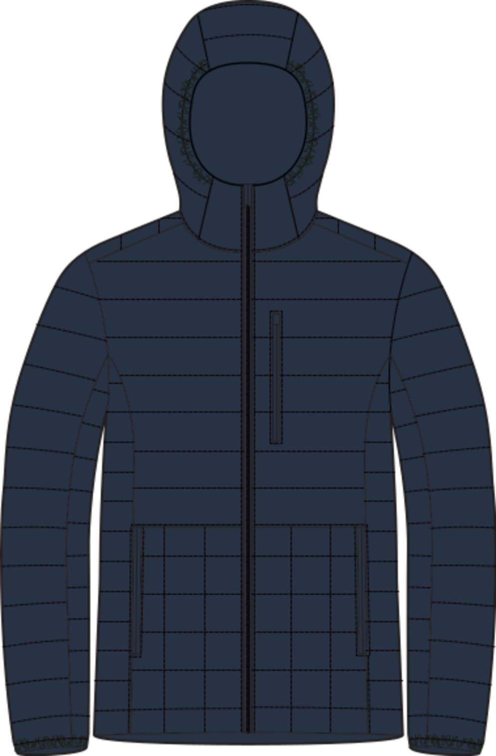 W Mid-Heat Down Insulator Hooded Jkt
