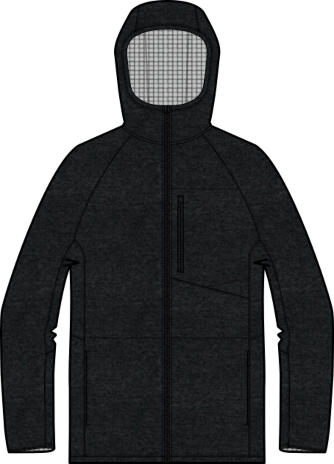 M Stockrun Warmest Hooded FZ