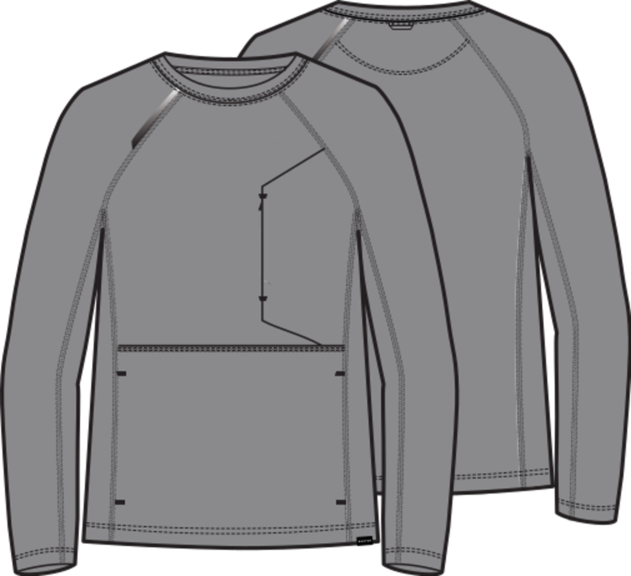Women's Multipath Grid Crewneck Fleece