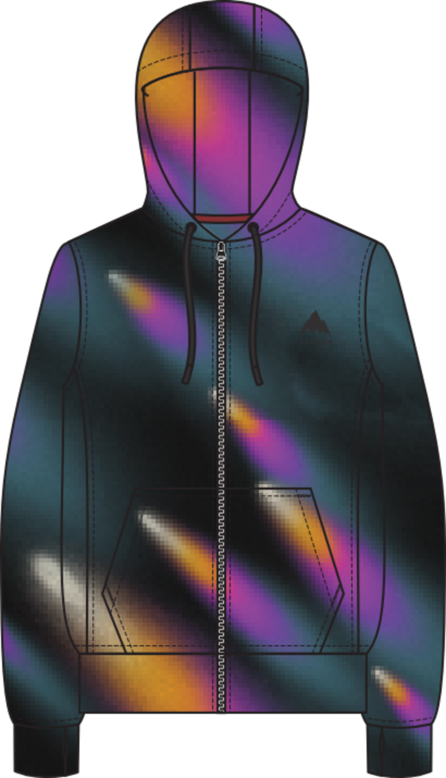 Men's Oak Full-Zip Fleece