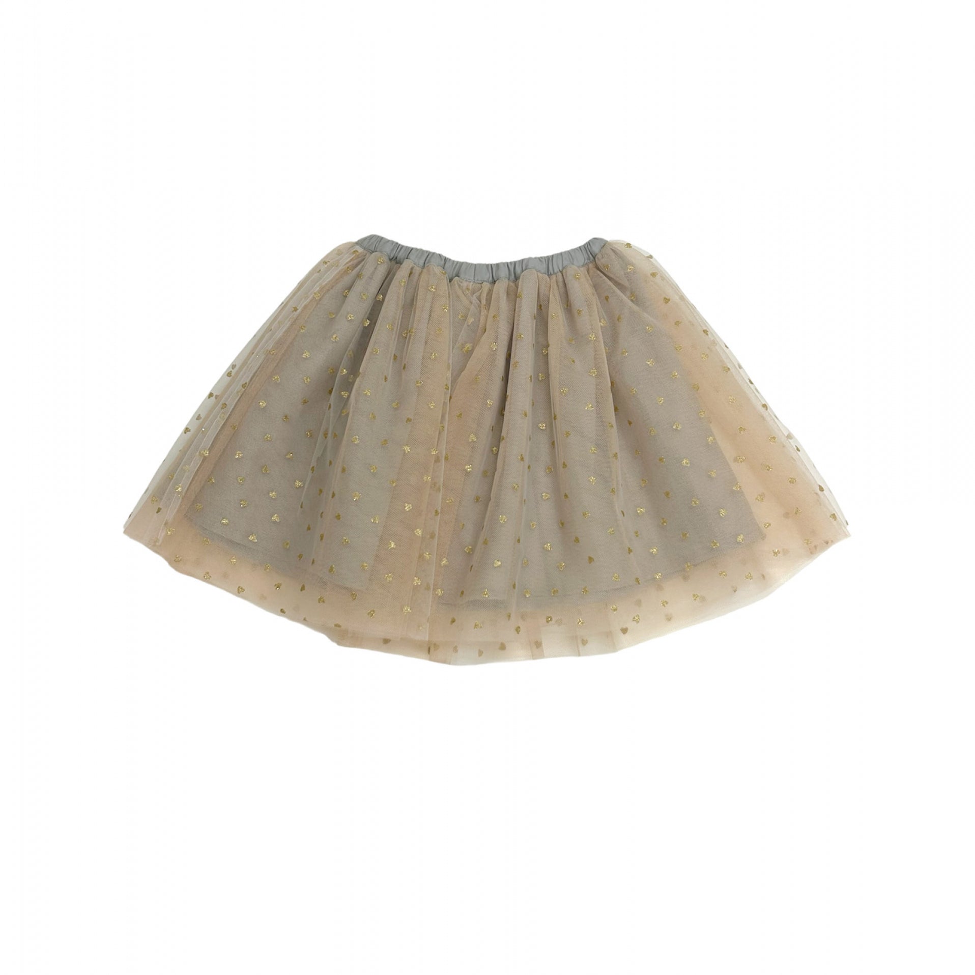 Girls Beige Star Skirt