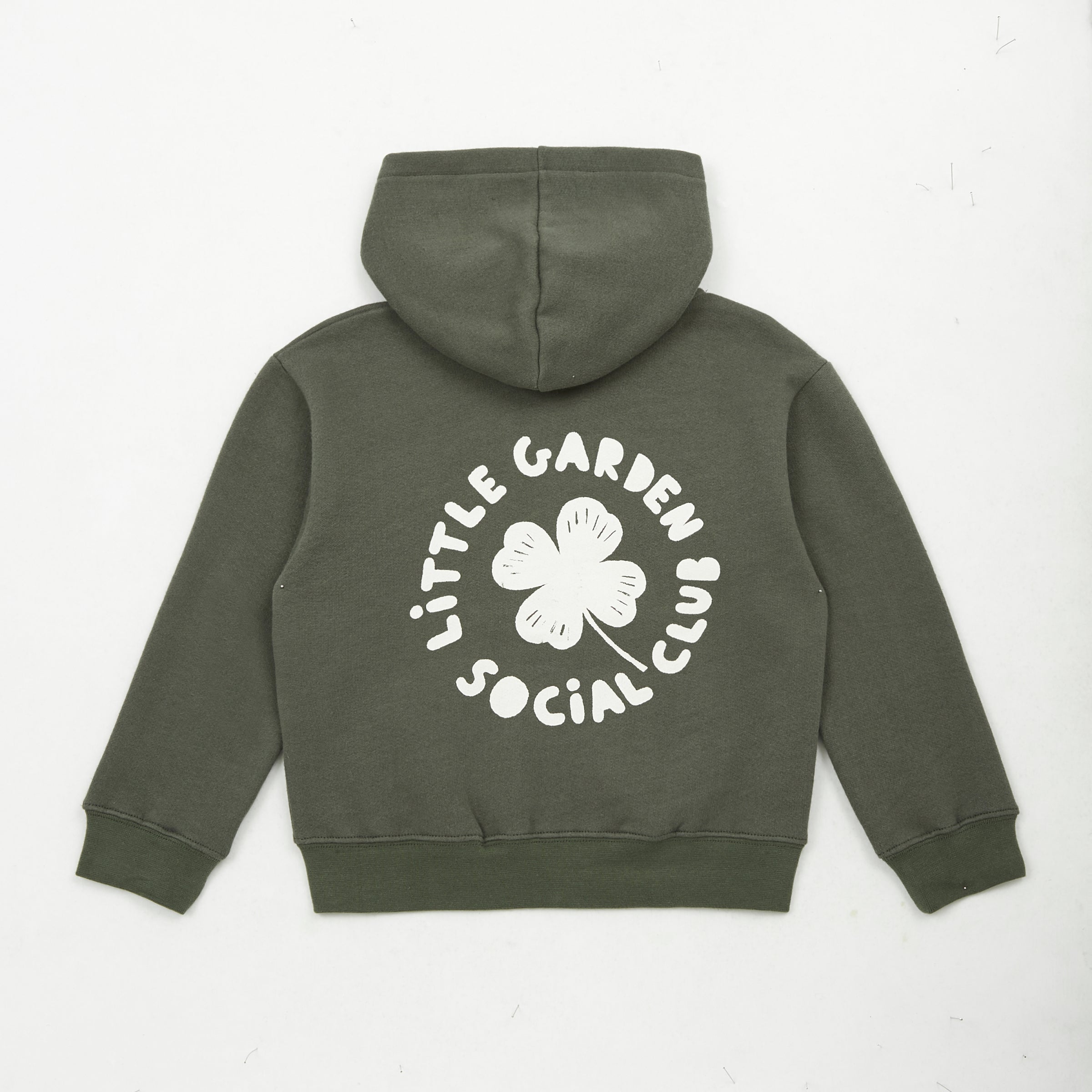 Boys Dark Green Zip-Up Top