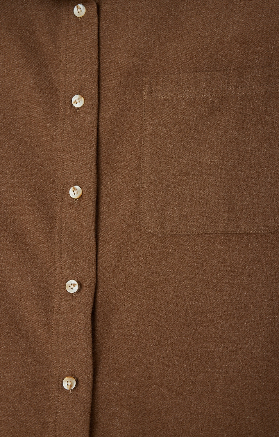 Women Marron Cotton Shirt