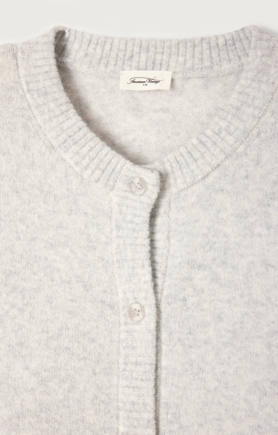 Women Light Grey Knit Cardigan