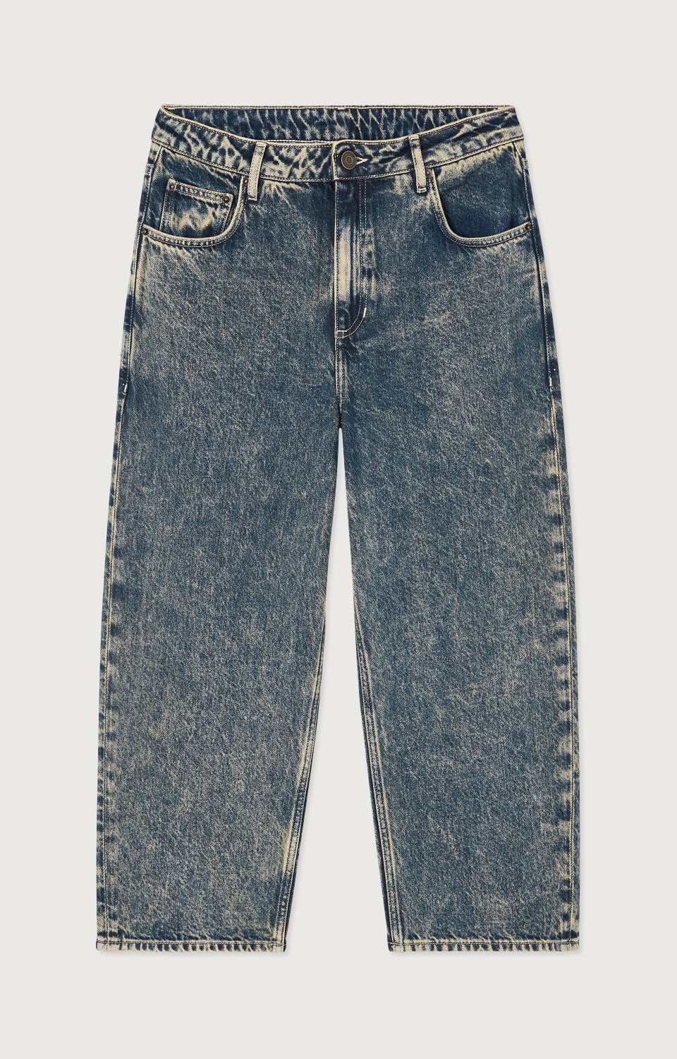 Women Dark Blue Denim Trousers