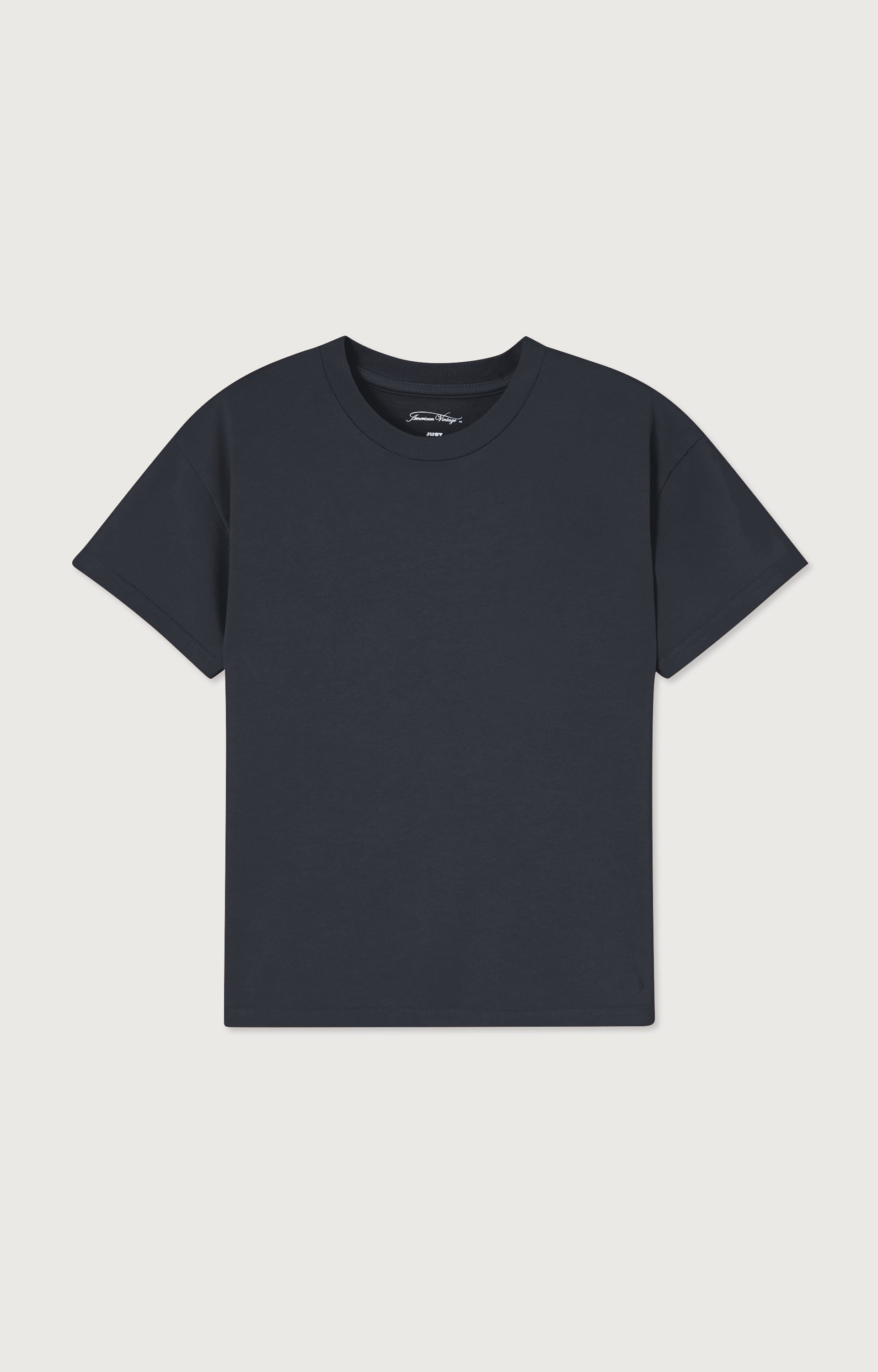 Boys & Girls Black Cotton T-Shirt