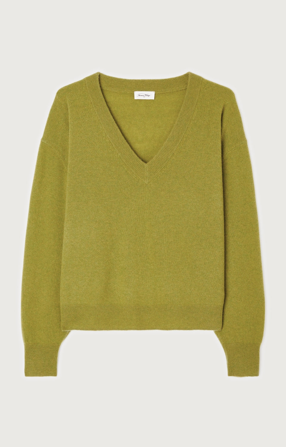 Women Green Wool Sweater