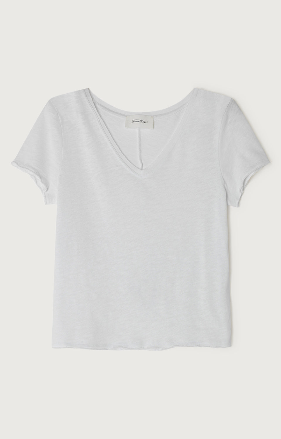 Women White Cotton T-Shirt