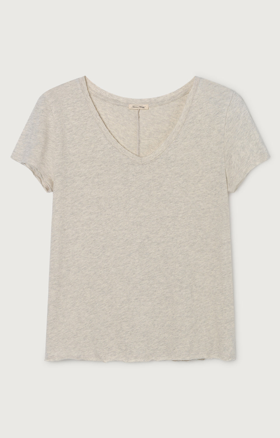 Women Beige Cotton T-Shirt