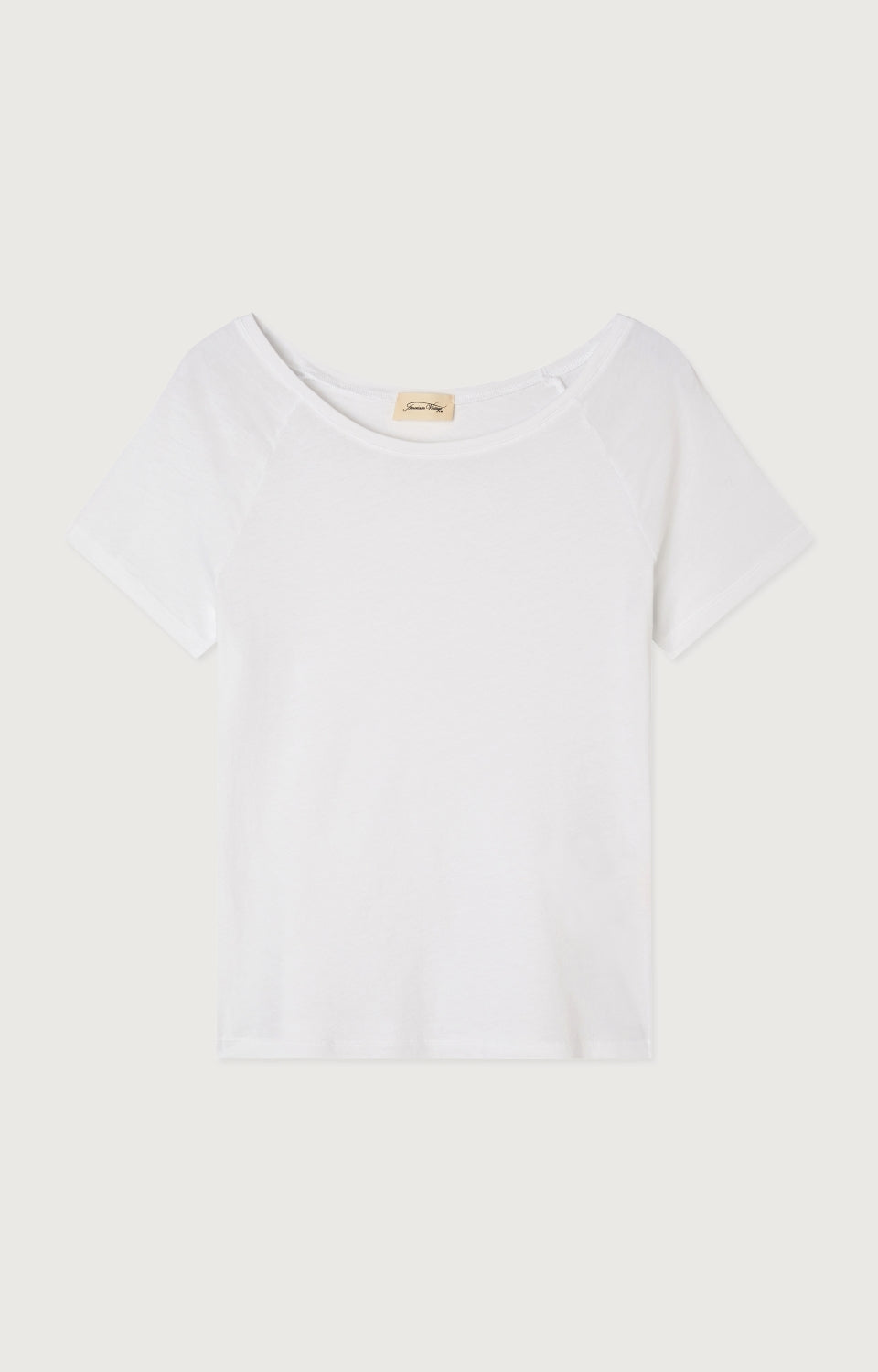 Women White Cotton T-Shirt