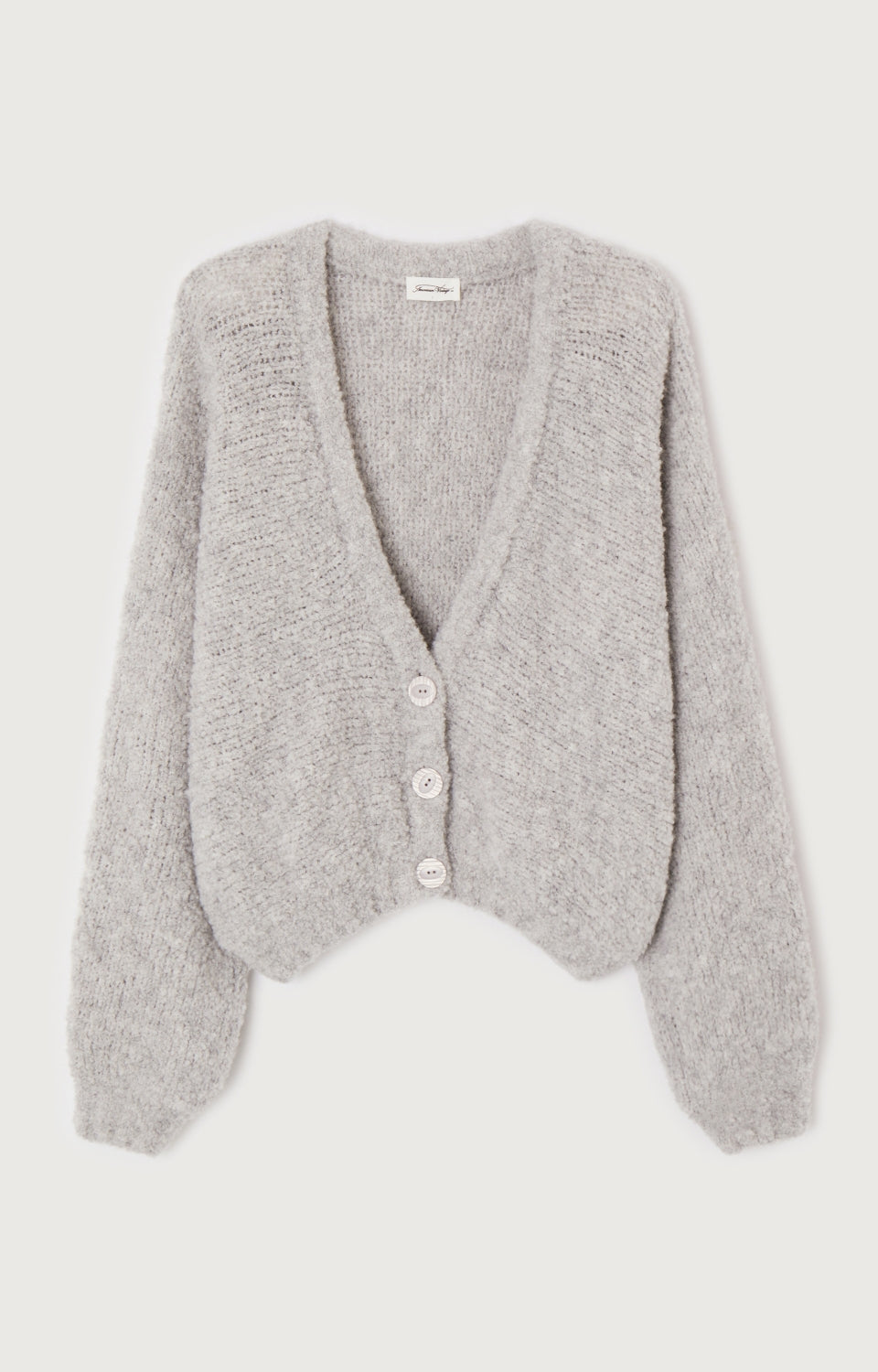 Women Grey Knit Cardigan