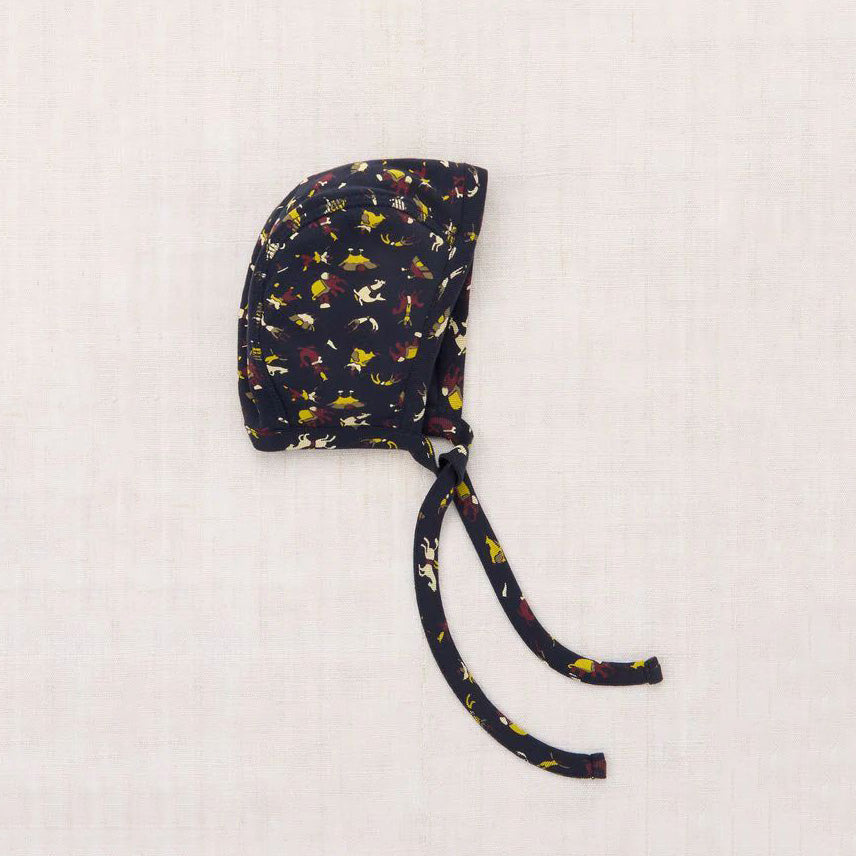 Baby Boys & Girls Navy Printed Cotton Hat