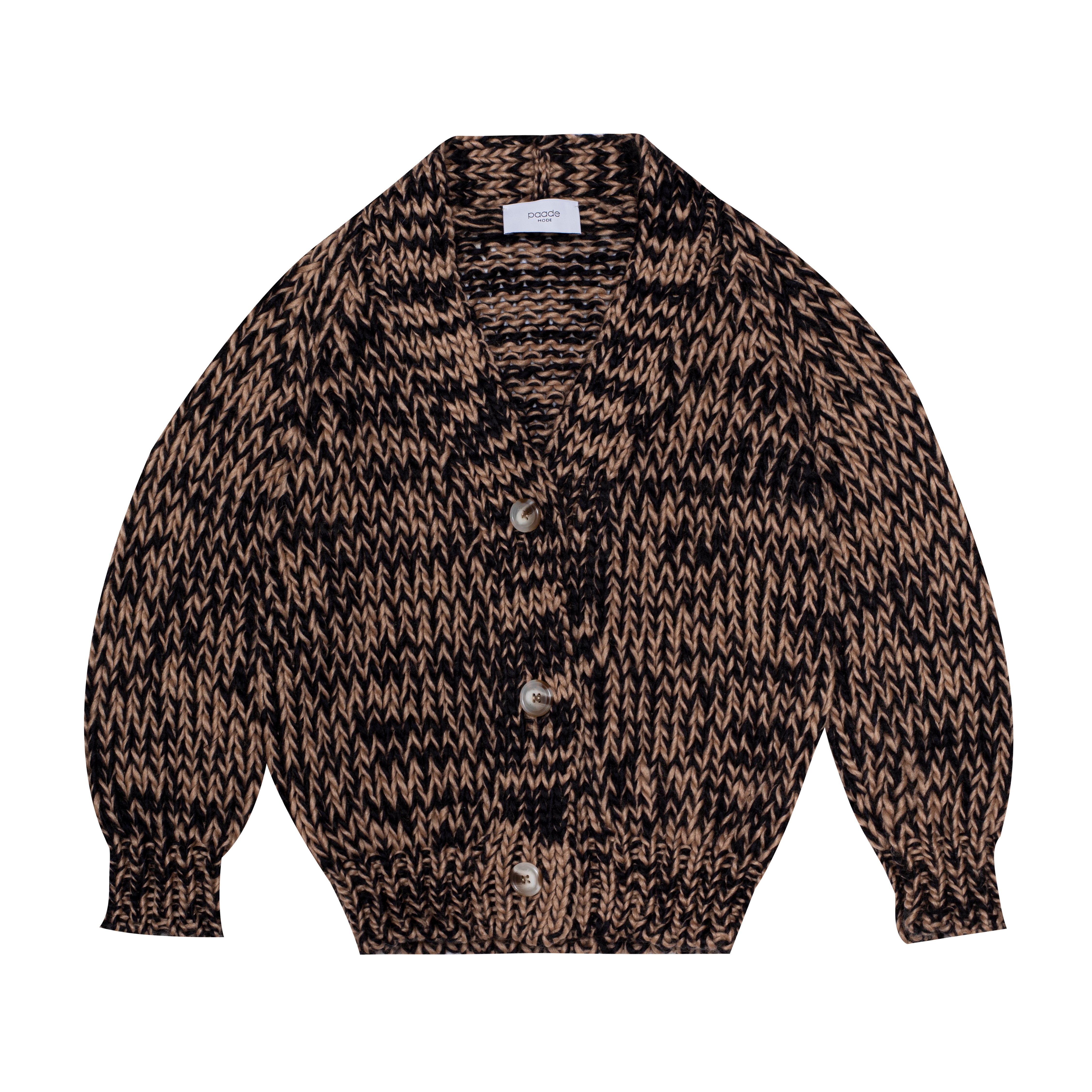 Boys & Girls Black Wool Cardigan