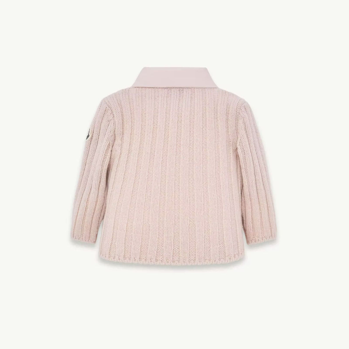 Baby Girls Light Pink Padded Down Zip-Up Cardigan