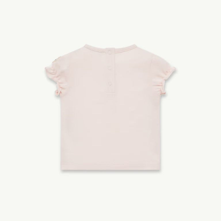 Baby Girls Light Pink Cotton T-Shirt