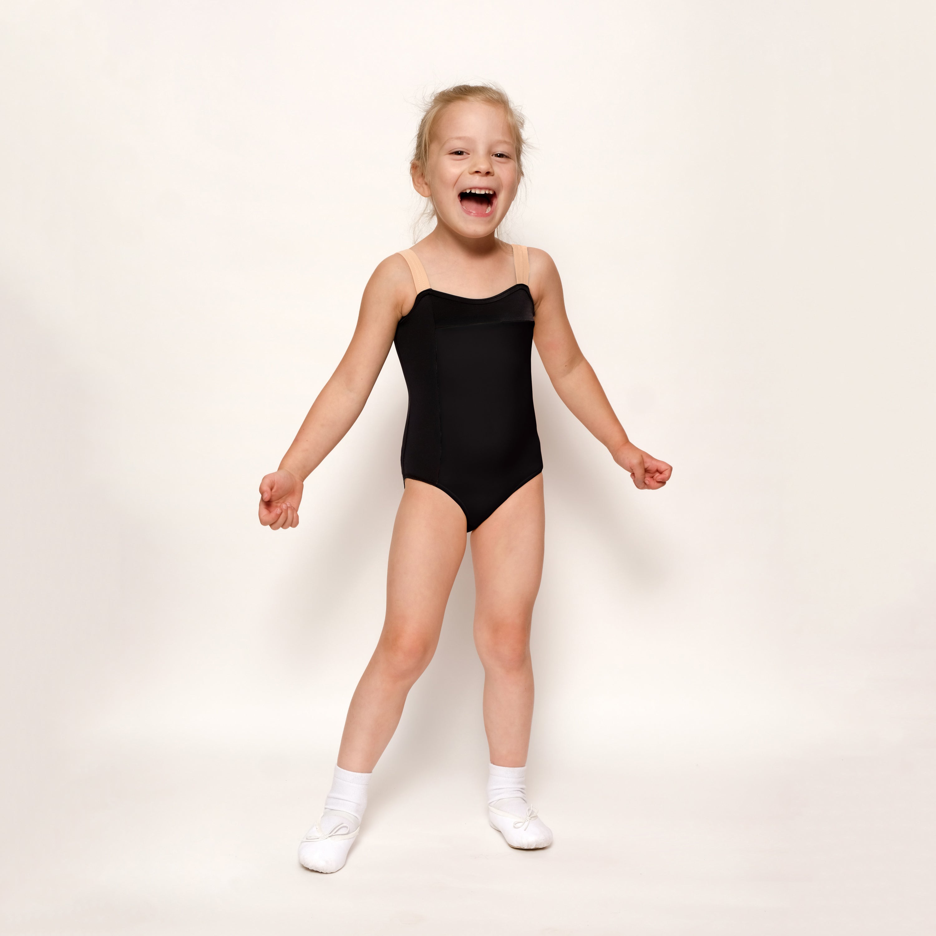 Girls Black Ballet Onesies