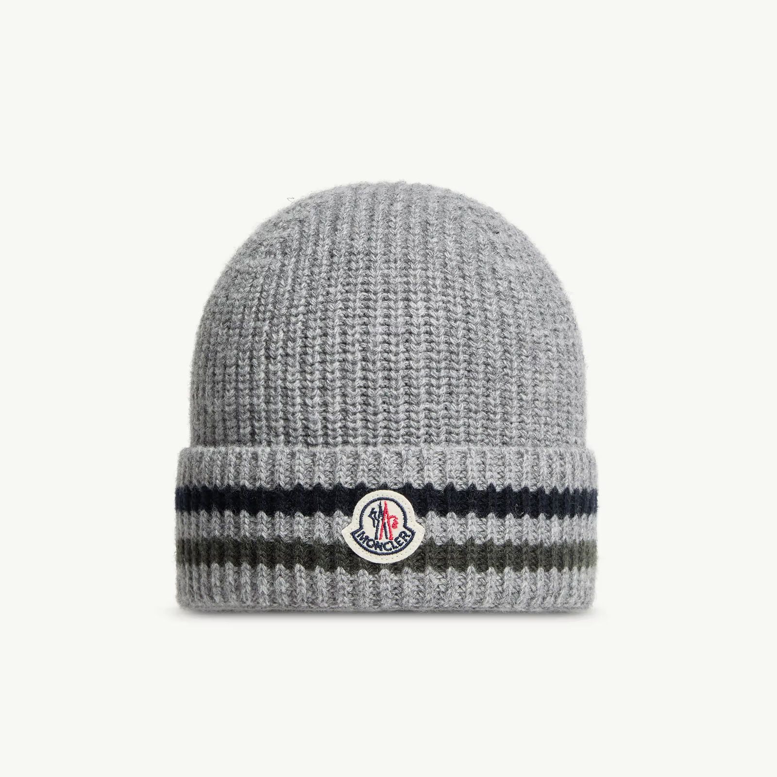 Boys Grey Wool Knit Hat
