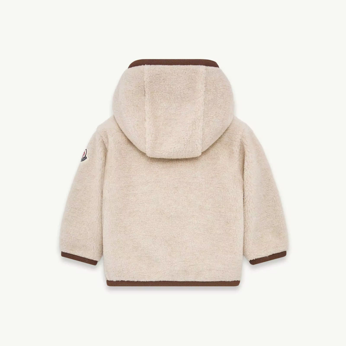 Baby Boys Light Beige Fleece Jacket
