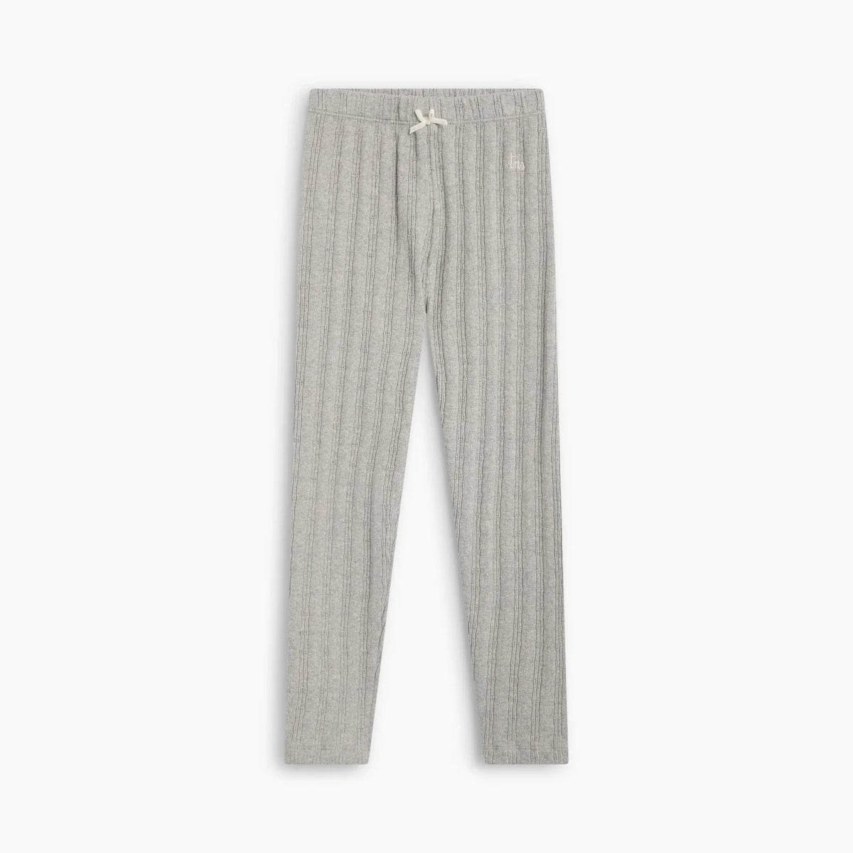 Girls Grey Cotton Leggings