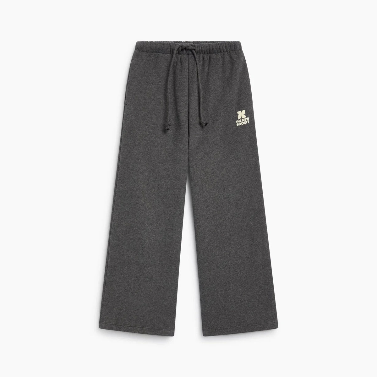 Girls Dark Grey Cotton Trousers