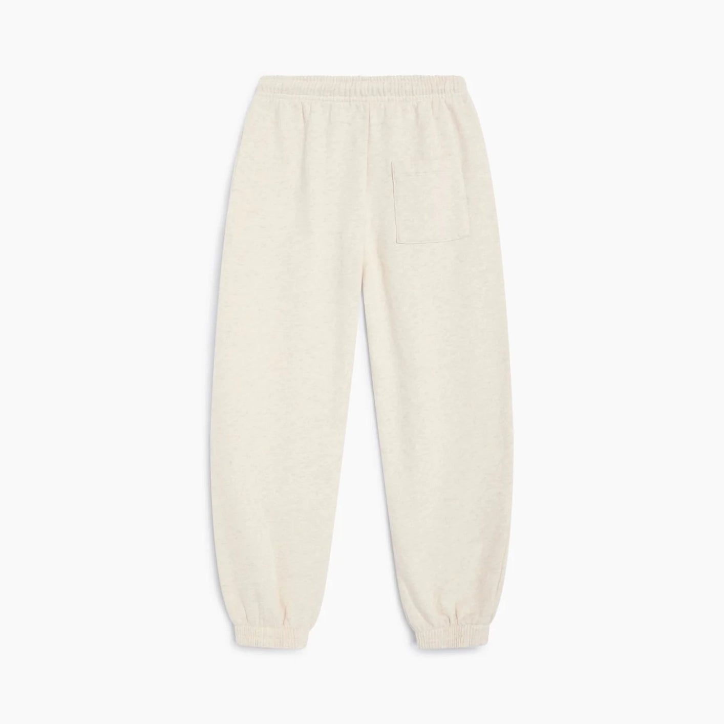 Boys & Girls White Logo Cotton Trousers