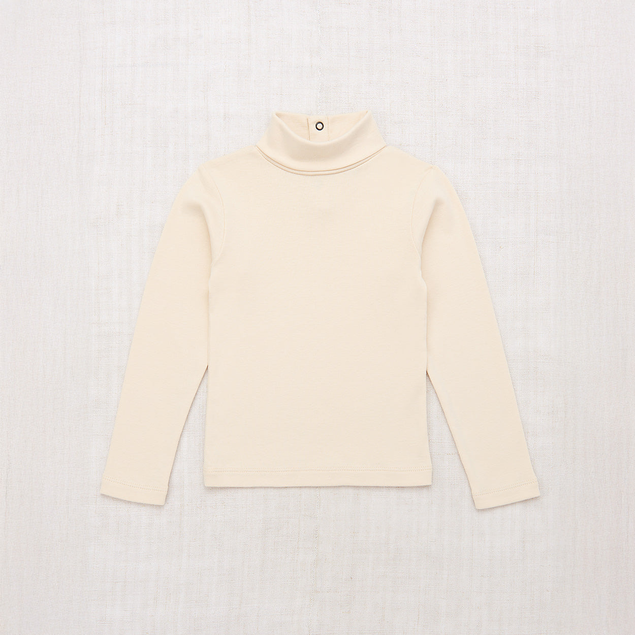 Boys & Girls White Cotton Turtleneck