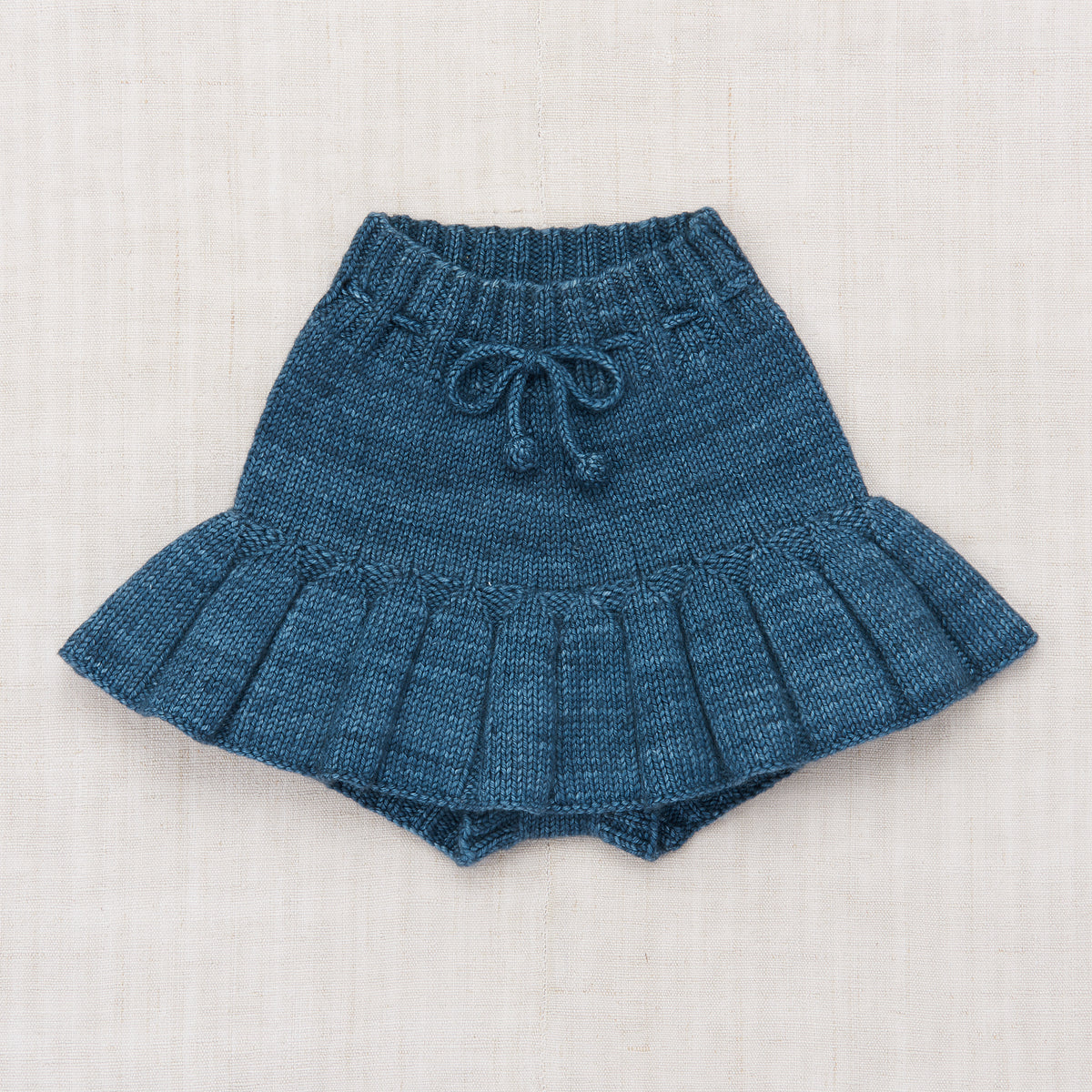 Girls Blue Wool Skirt