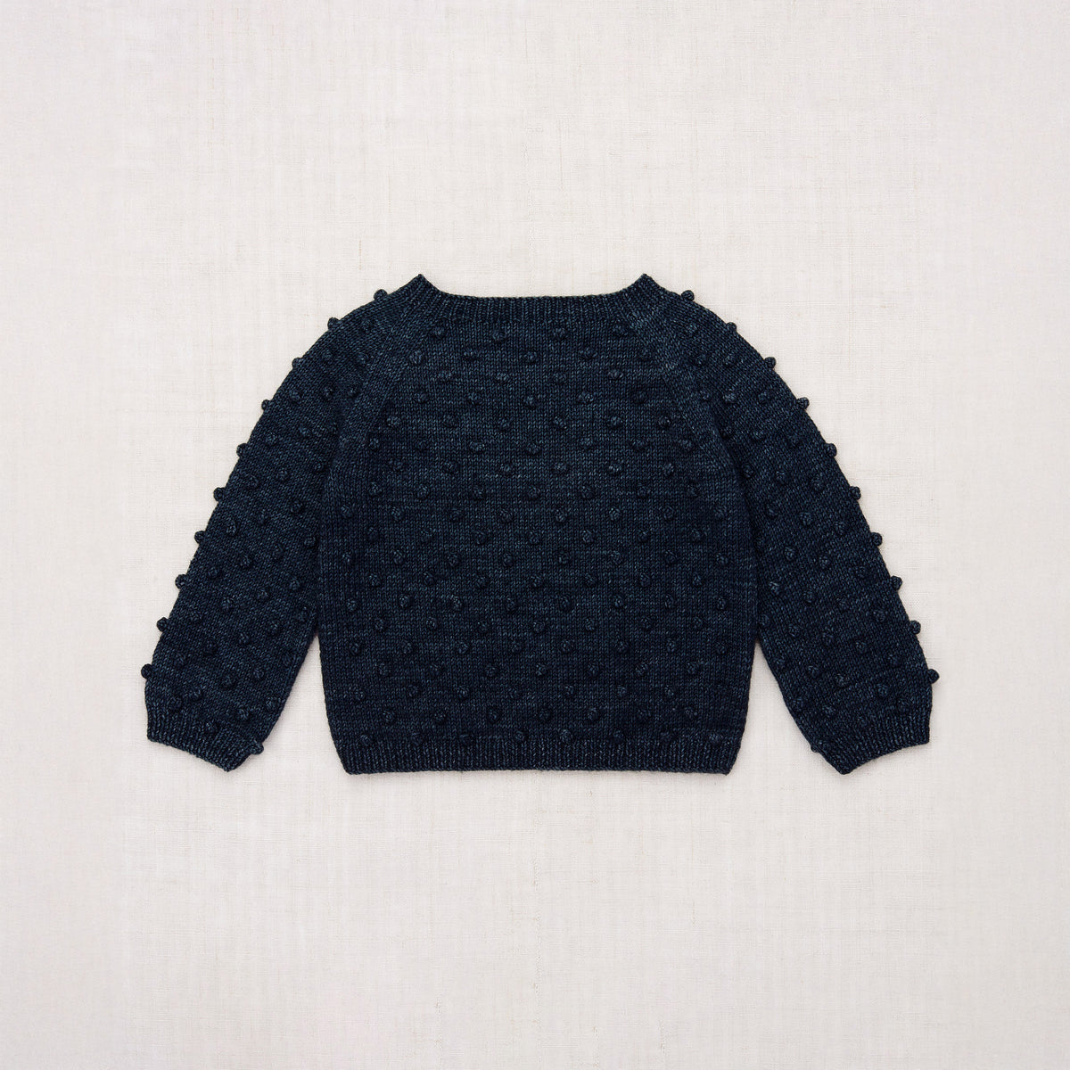 Boys & Girls Navy Popcorn Wool Sweater