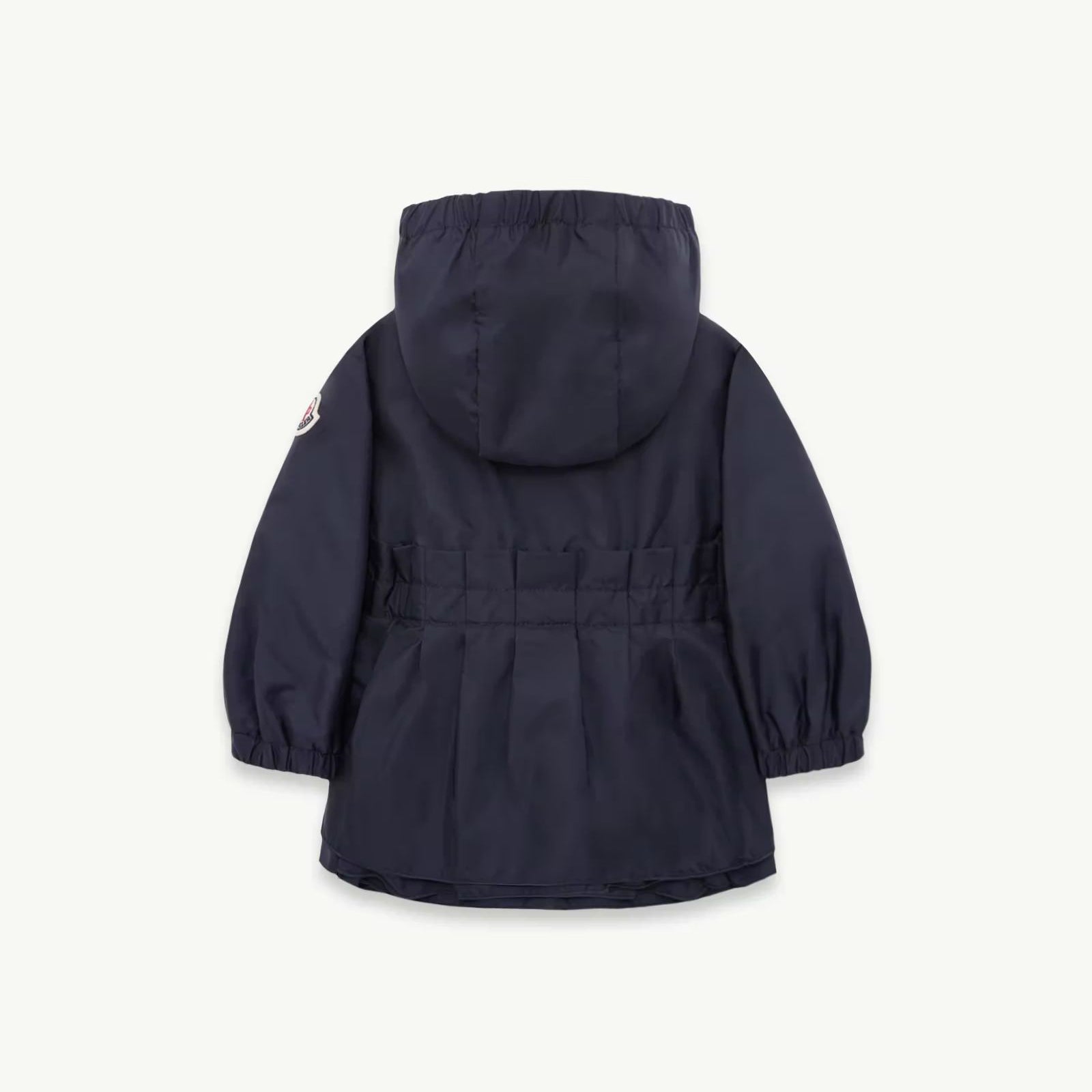 Baby Girls Navy Hooded Coat
